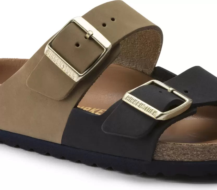 BIRKENSTOCK Arizona Split Color-Block Leather Sandals - Monochrome Chic with Premium Craftsmanship - Multiple Colors & Sizes