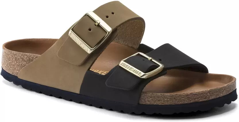 BIRKENSTOCK Arizona Split Color-Block Leather Sandals - Monochrome Chic with Premium Craftsmanship - Multiple Colors & Sizes