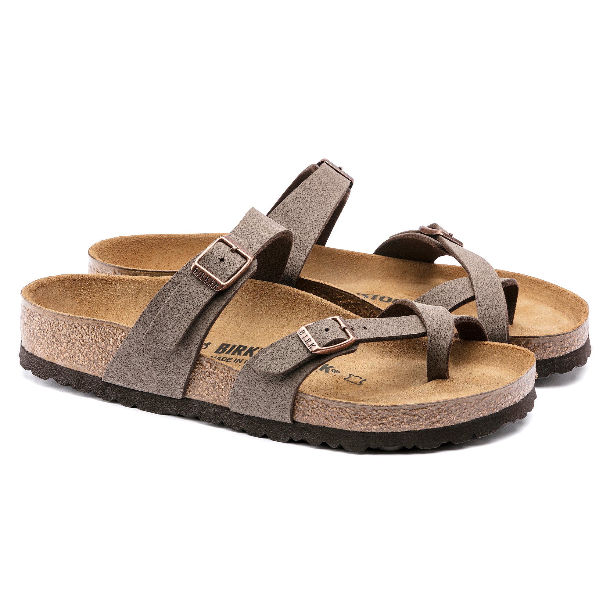 BIRKENSTOCK MAYARI MOCHA BIRKIBUC NARROW