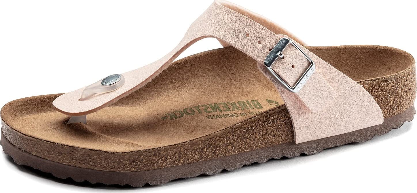 BIRKENSTOCK GIZEH VEGAN LIGHT ROSE BIRKIBUC REGULAR