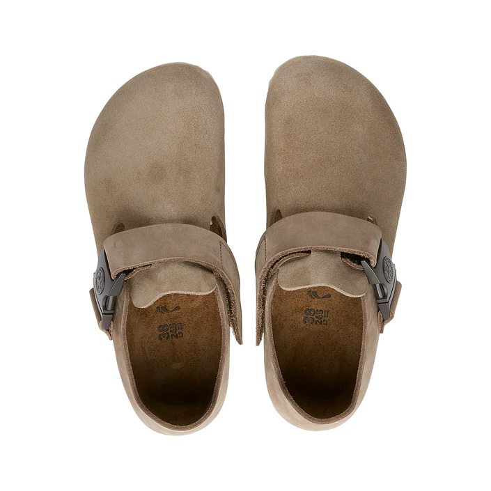 Birkenstock London BS Closed-Toe Shoe - Oiled/Suede Leather Upper - EVA Sole - Anatomical Footbed - Multiple Colors and Size