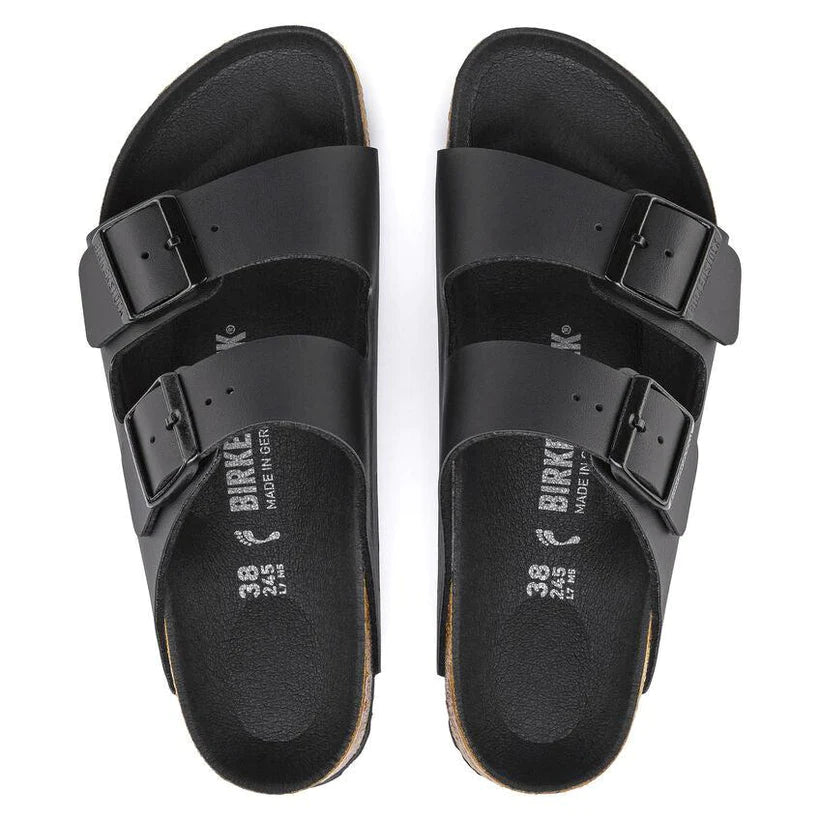 BIRKENSTOCK ARIZONA BLACK/BLACK/BLACK BIRKO FLOR NARROW