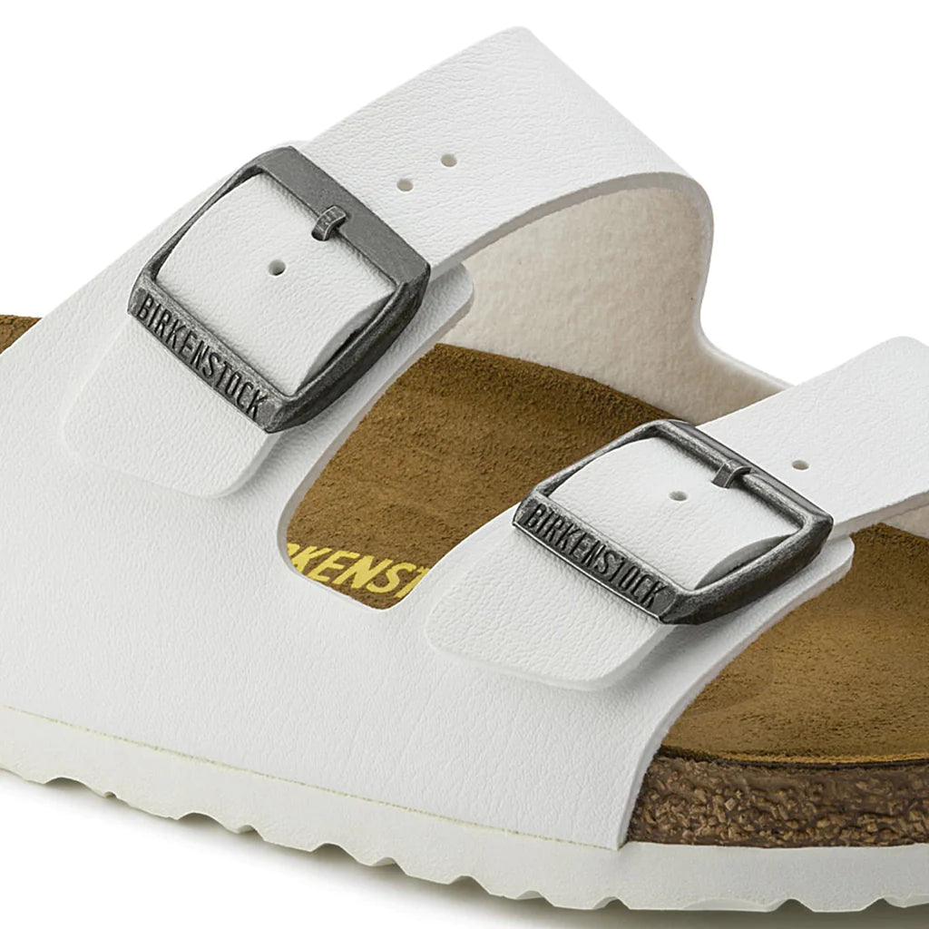 BIRKENSTOCK ARIZONA ANVIL WHITE BIRKO FLOR NARROW