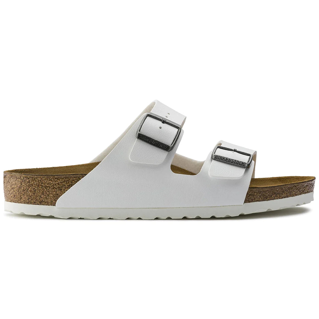 BIRKENSTOCK ARIZONA ANVIL WHITE BIRKO FLOR NARROW