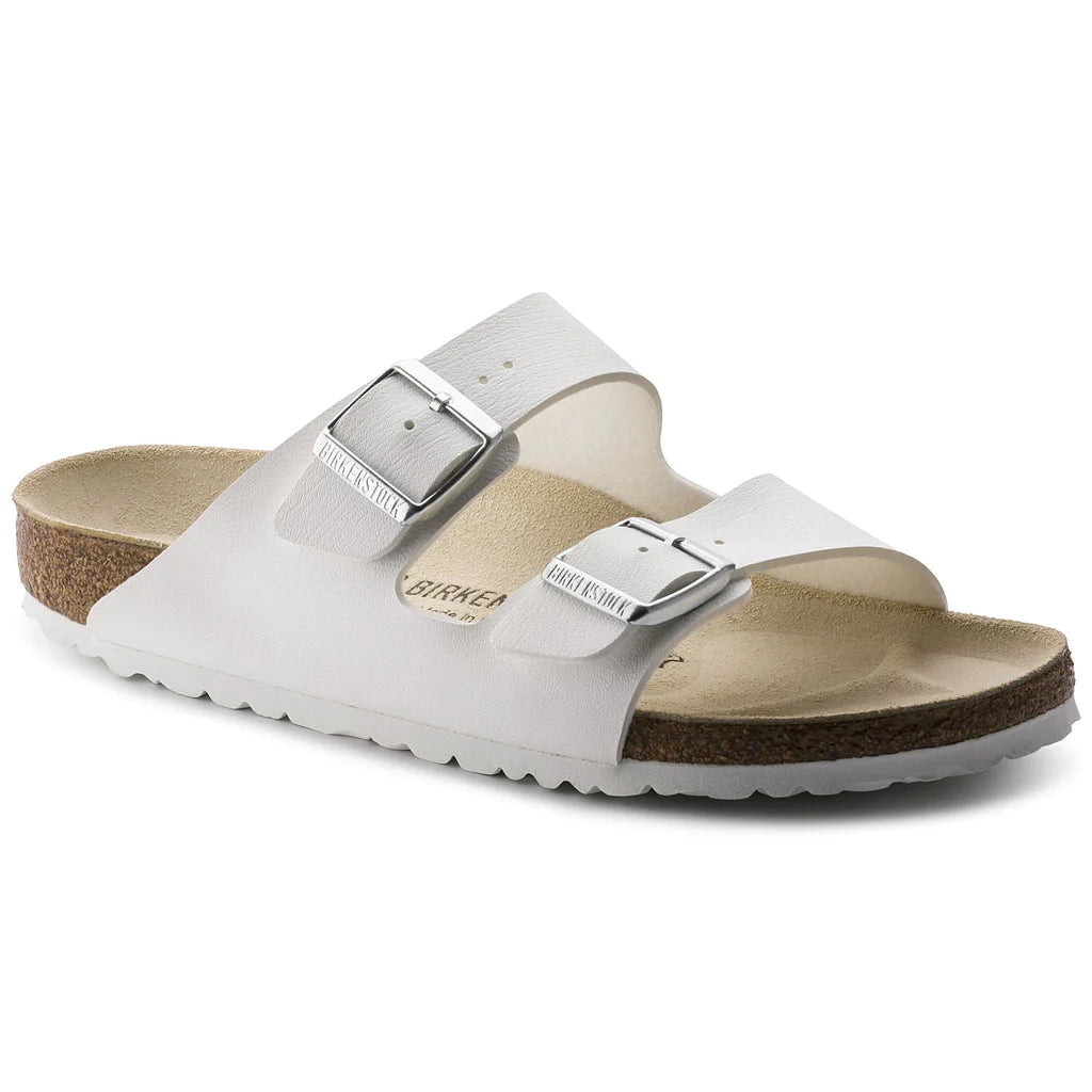 BIRKENSTOCK ARIZONA ANVIL WHITE BIRKO FLOR REGULAR