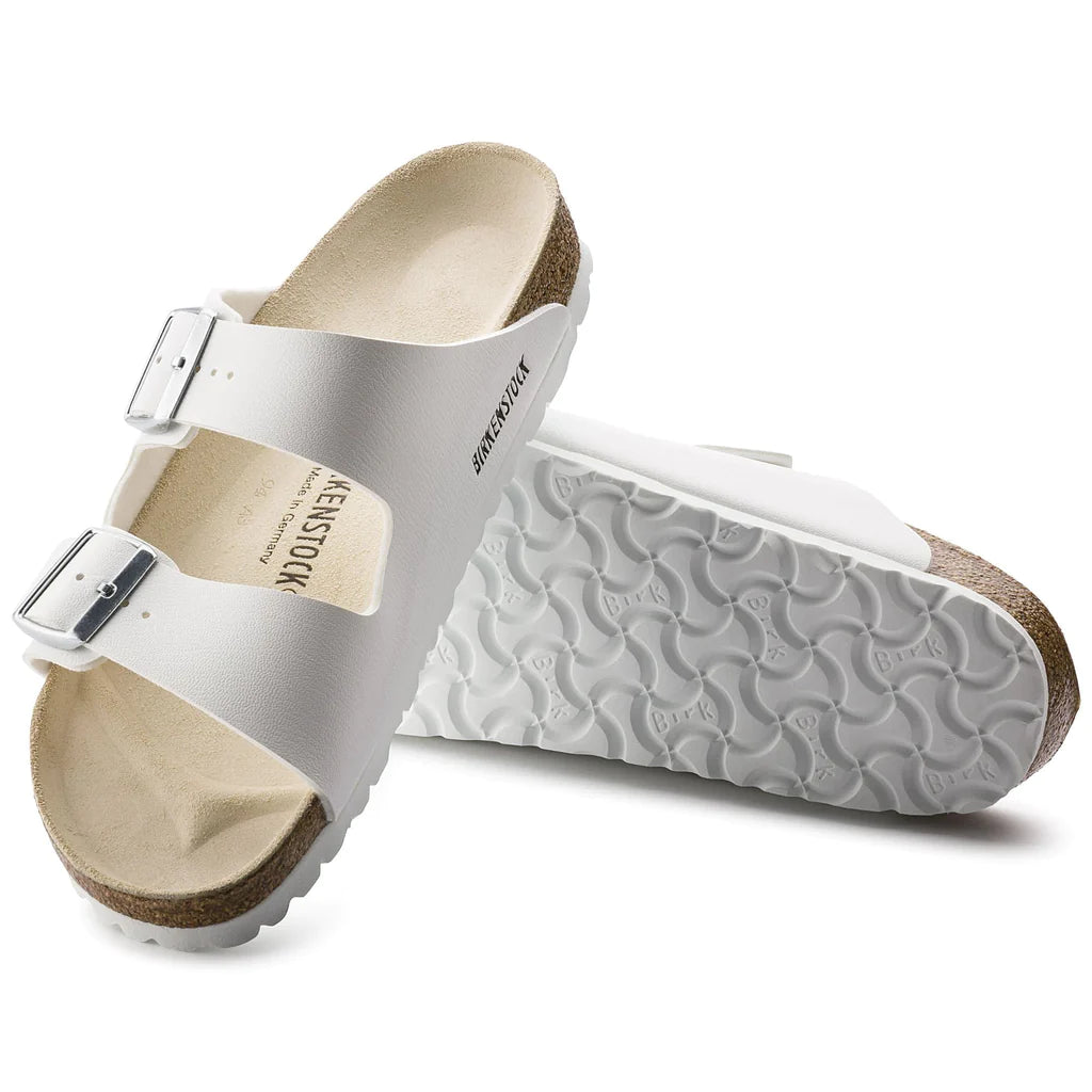 BIRKENSTOCK ARIZONA ANVIL WHITE BIRKO FLOR REGULAR