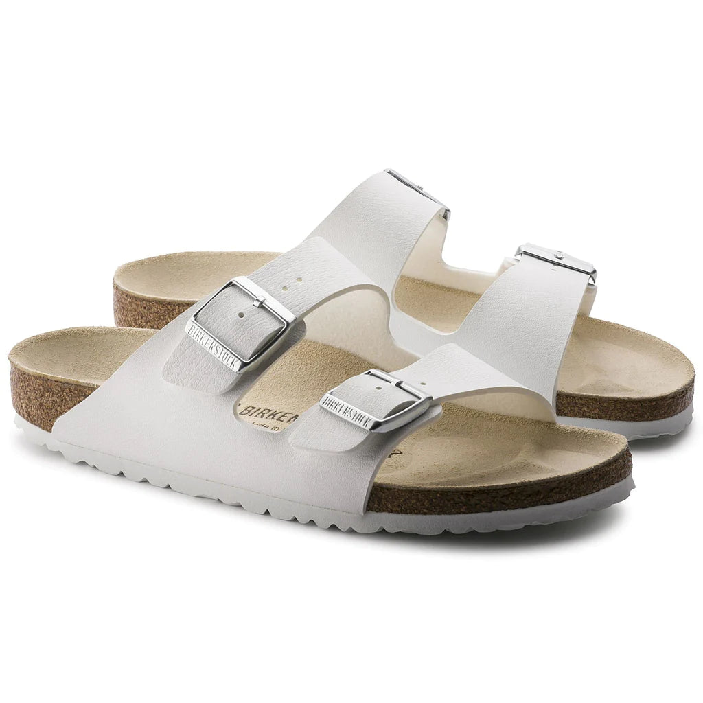 BIRKENSTOCK ARIZONA ANVIL WHITE BIRKO FLOR REGULAR