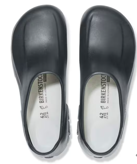Birkenstock A 640 PU Clog - Safety Work Shoe - Steel Toe Protection - Slip Resistant Sole - Washable Footbed