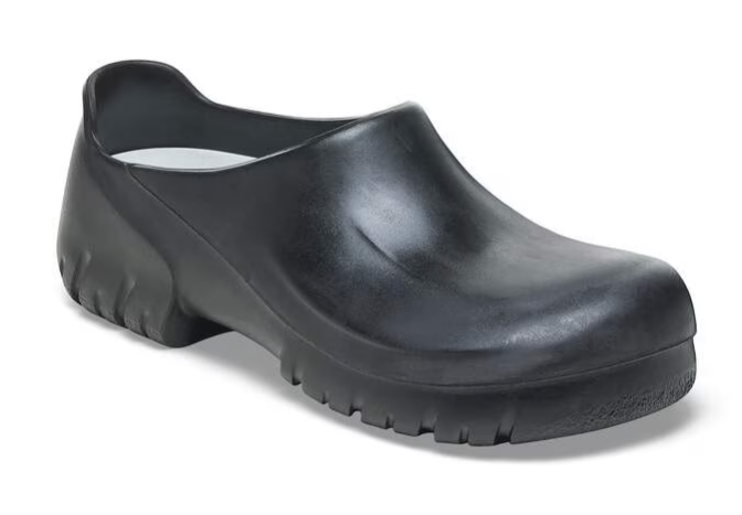 Birkenstock A 640 PU Clog - Safety Work Shoe - Steel Toe Protection - Slip Resistant Sole - Washable Footbed