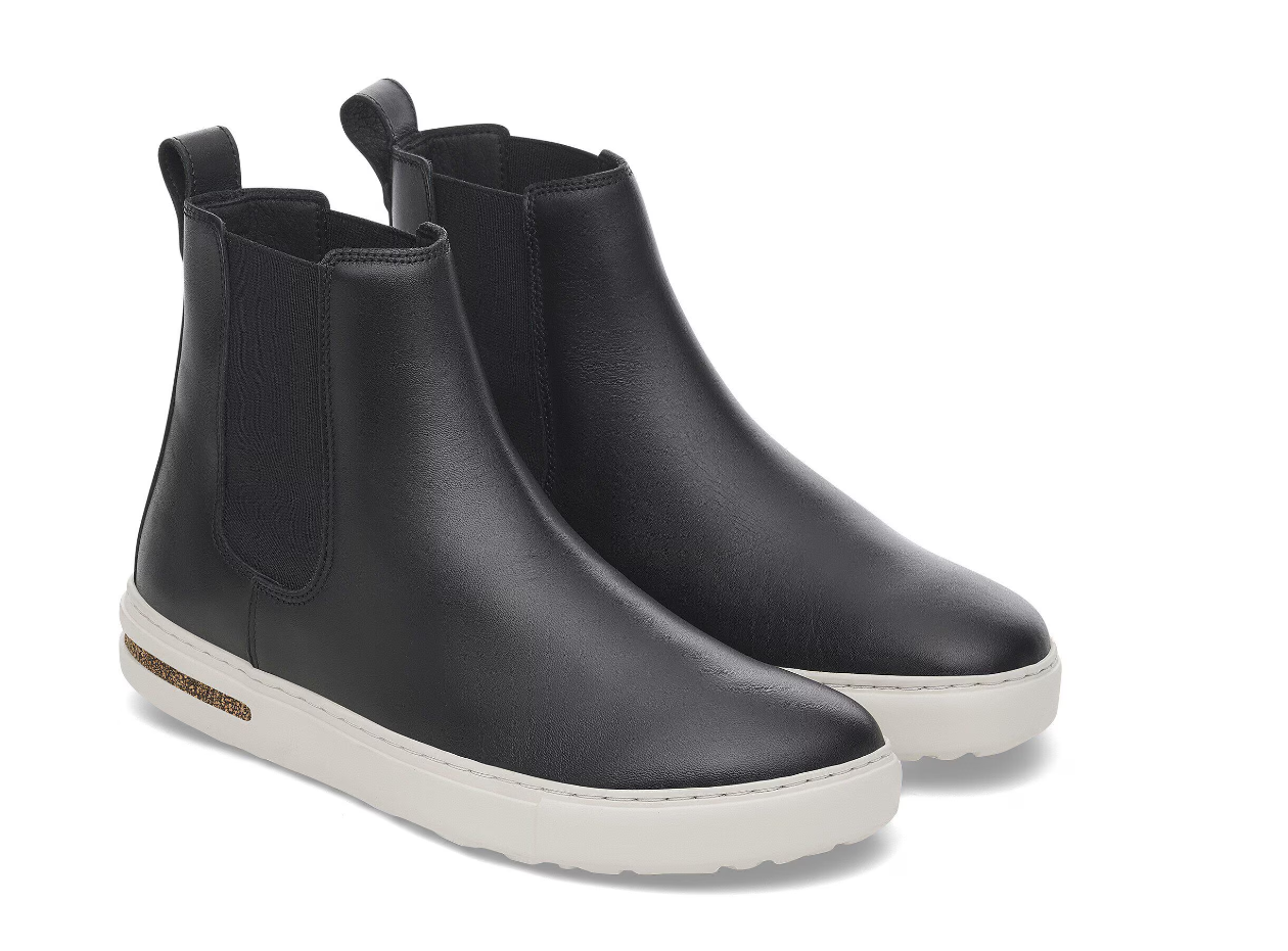 Birkenstock Bend Chelsea Natural Leather Black Chelsea Boot