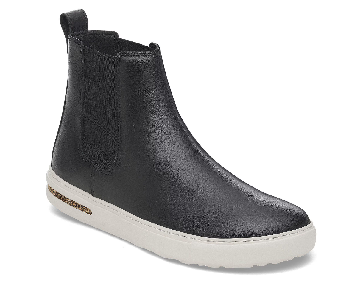 Birkenstock Bend Chelsea Natural Leather Black Chelsea Boot