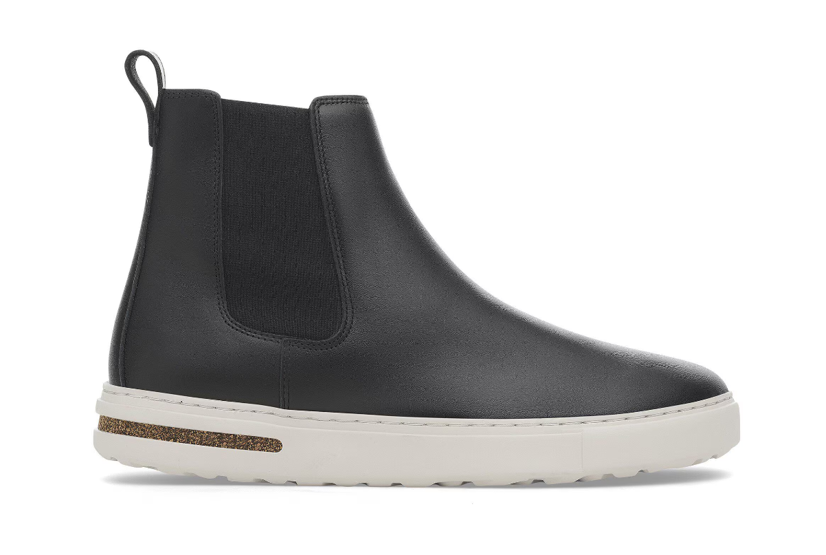 Birkenstock Bend Chelsea Natural Leather Black Chelsea Boot