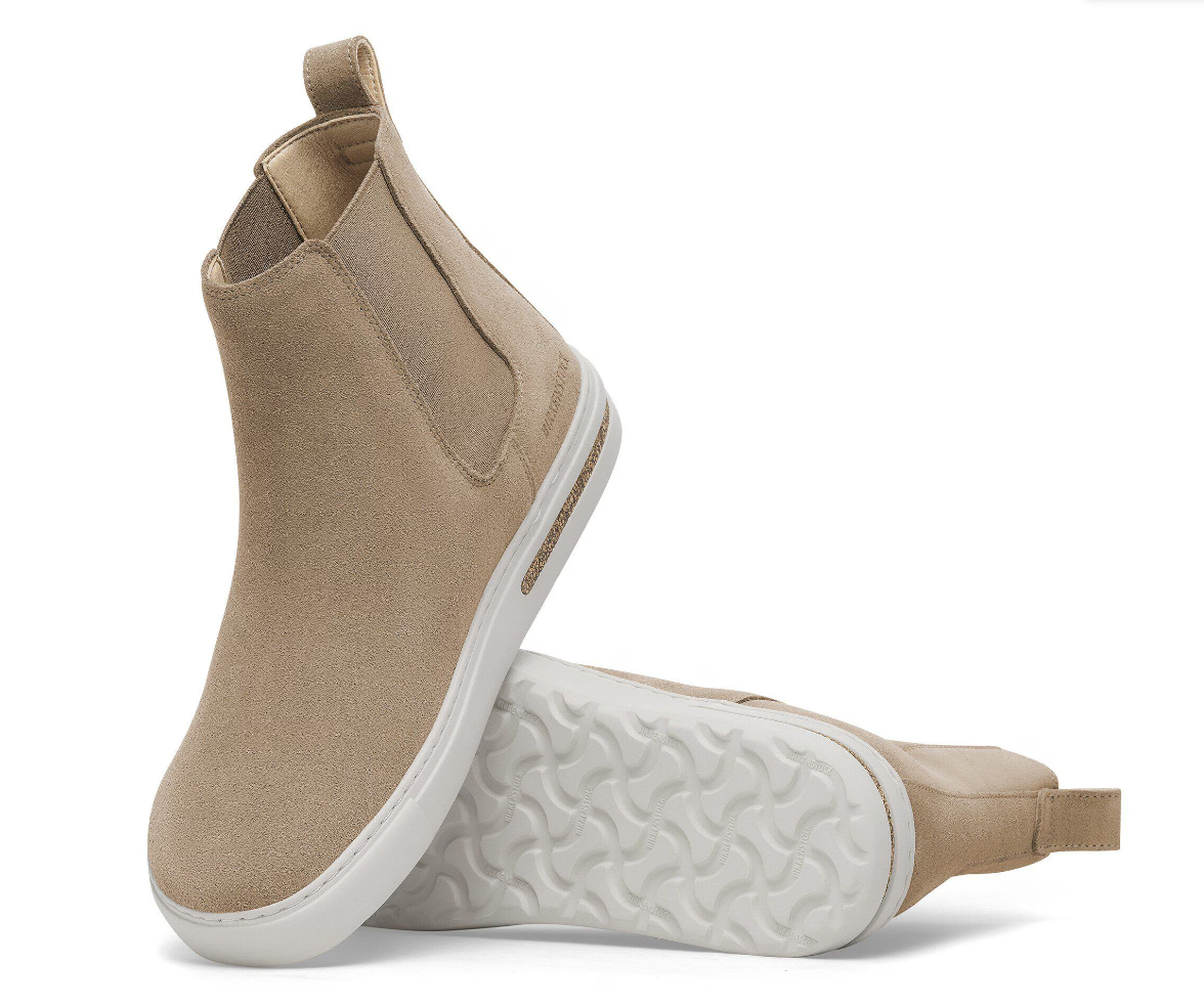 Birkenstock Bend Chelsea Suede Leather Taupe