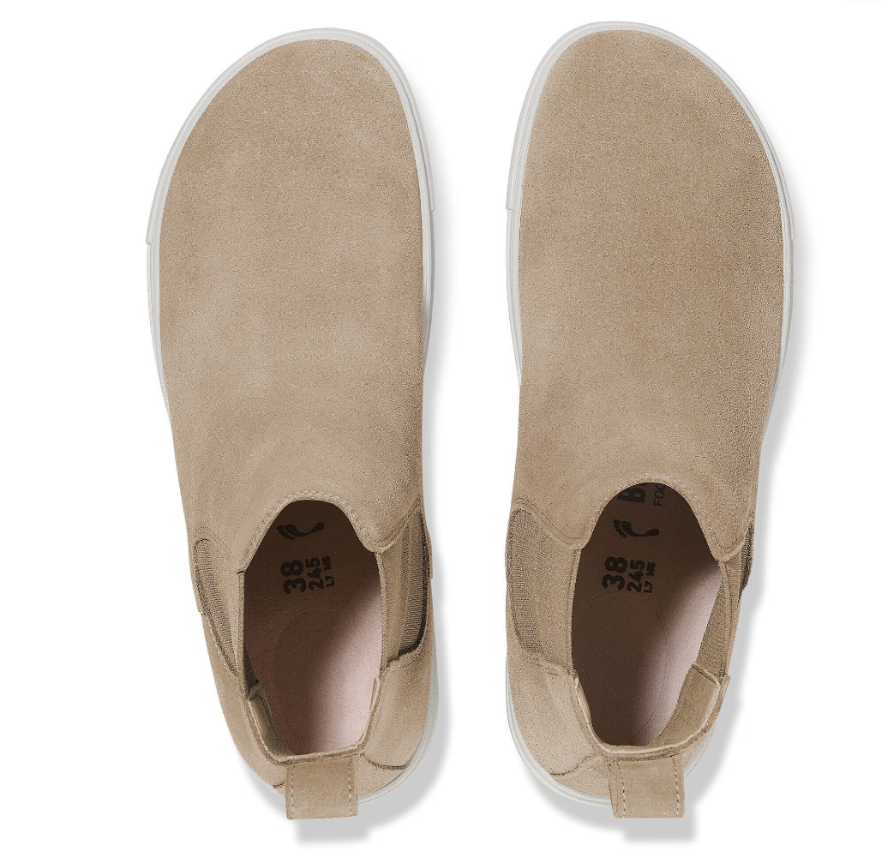 Birkenstock Bend Chelsea Suede Leather Taupe