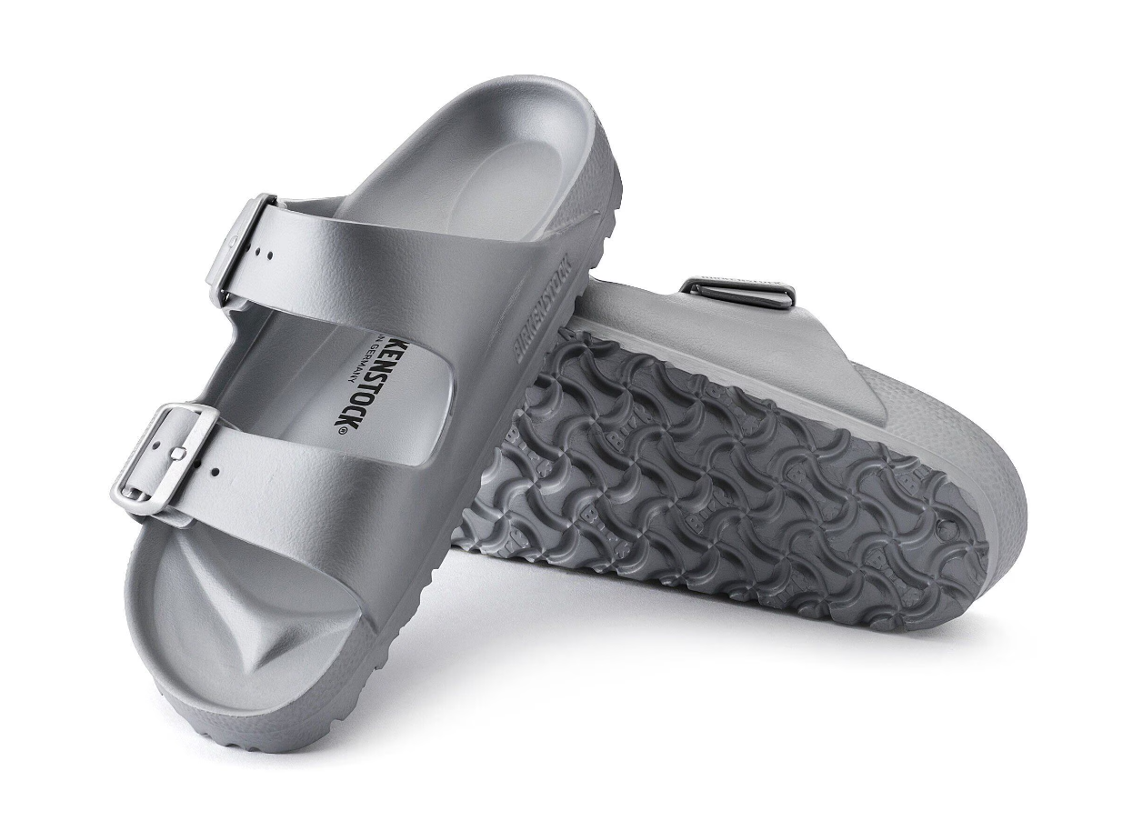 Birkenstock Arizona Essentials EVA Metallic Silver