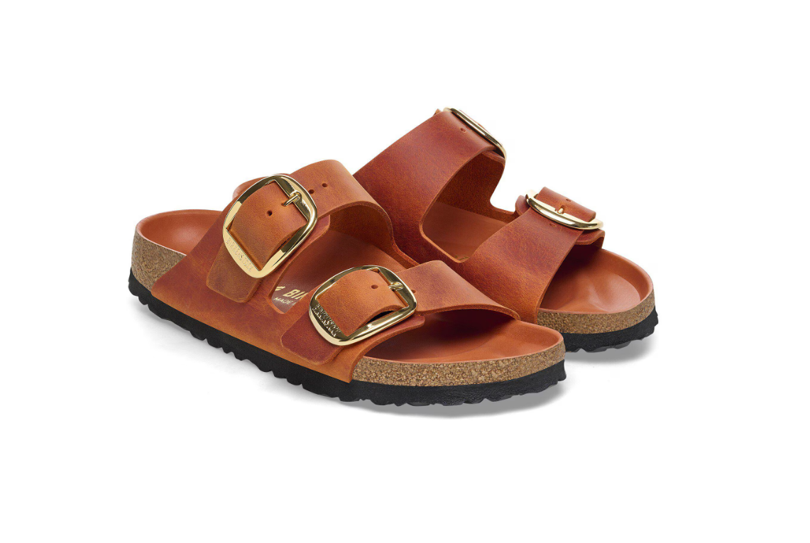 Birkenstock Arizona Big Buckle Oiled Leather Burnt Orange