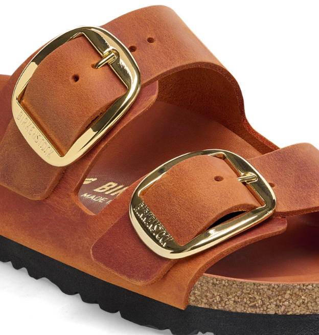 Birkenstock Arizona Big Buckle Oiled Leather Burnt Orange