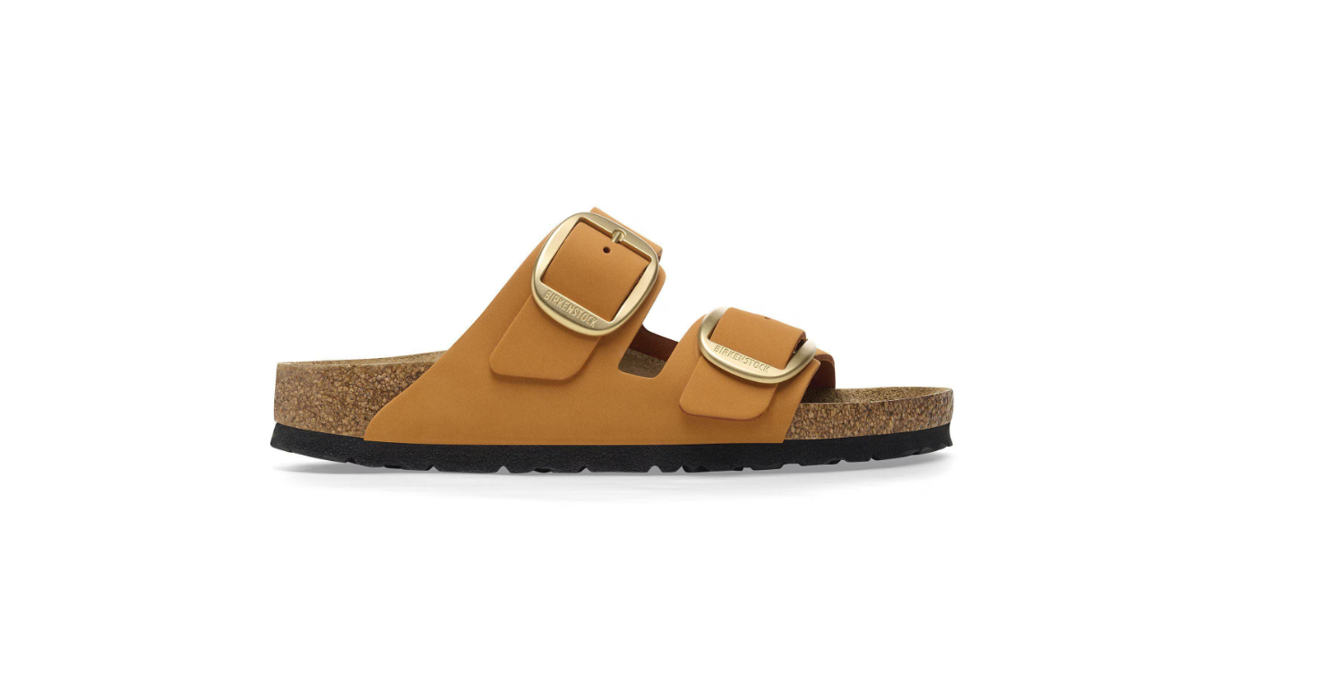 Birkenstock Arizona Big Buckle Nubuck Leather Burnt Orange