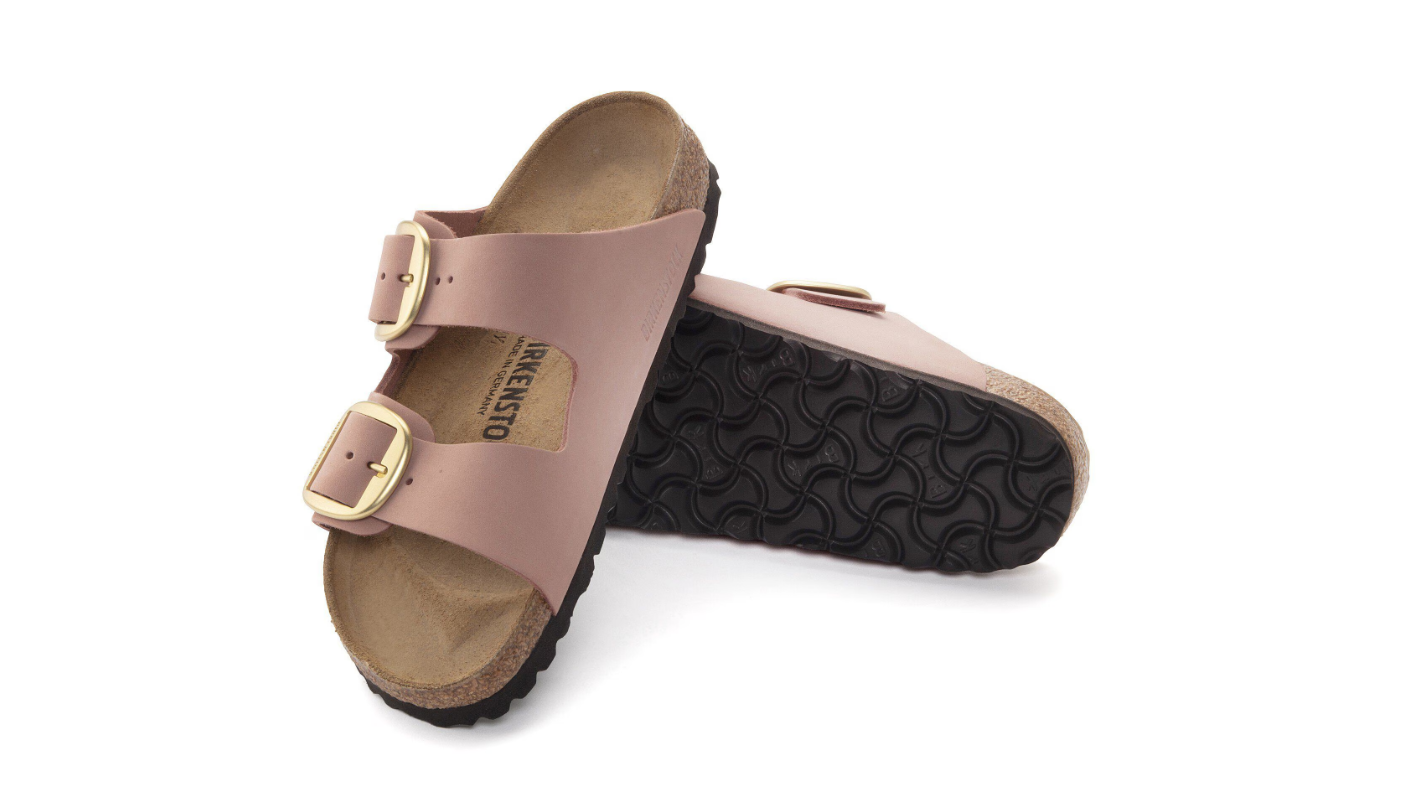 Birkenstock Arizona Big Buckle Nubuck Leather Old Rose