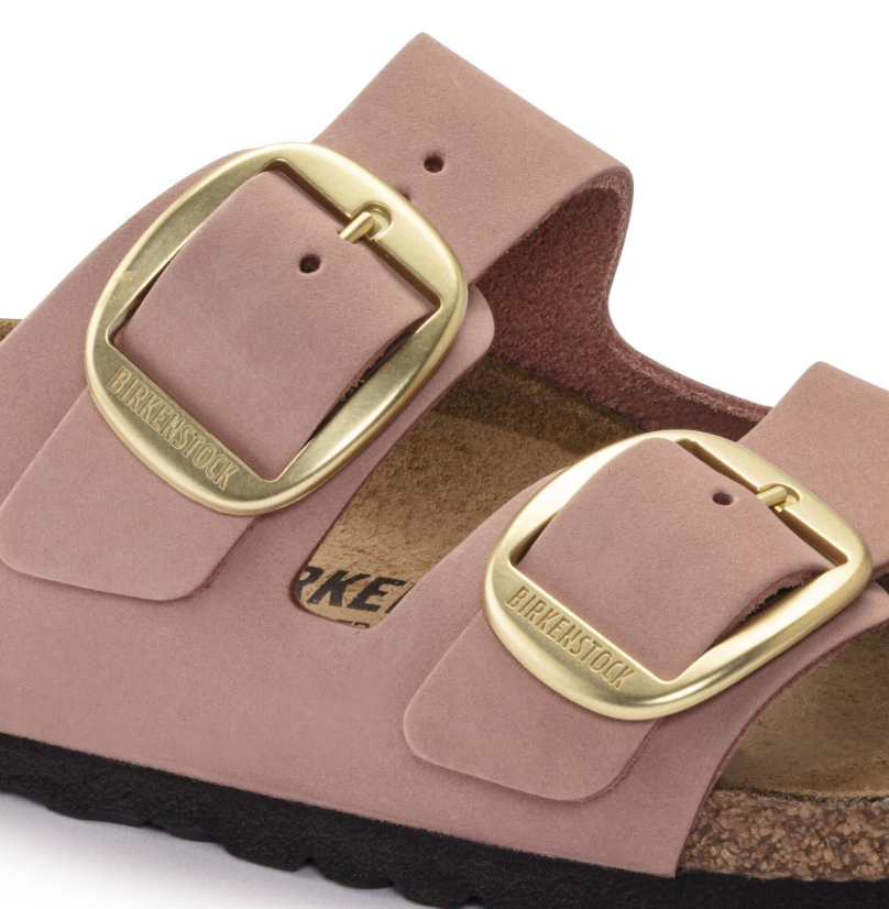 Birkenstock Arizona Big Buckle Nubuck Leather Old Rose