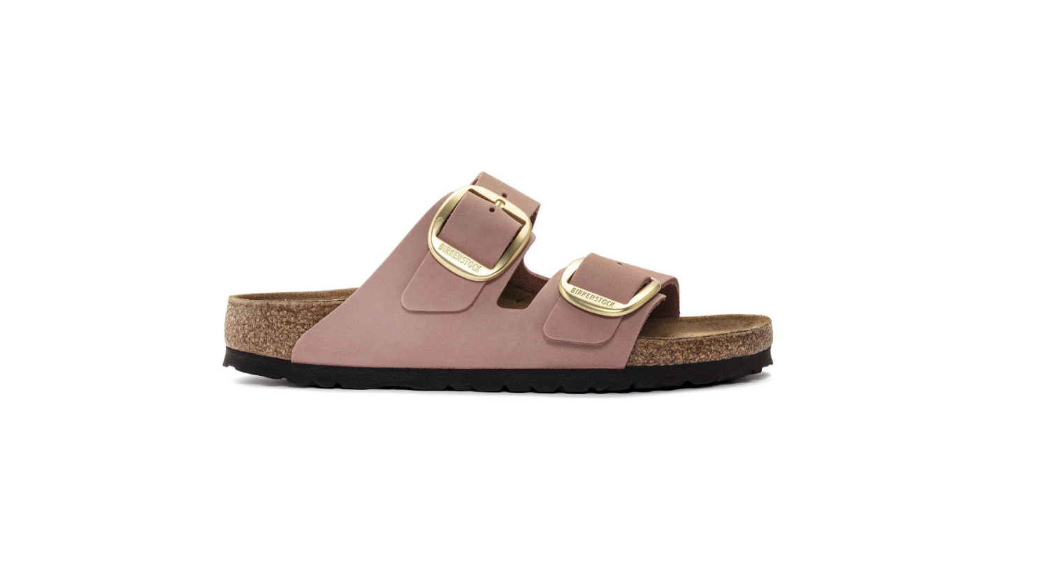 Birkenstock Arizona Big Buckle Nubuck Leather Old Rose