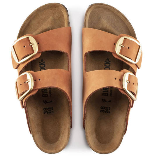 Arizona Big Buckle Nubuck Leather Pecan