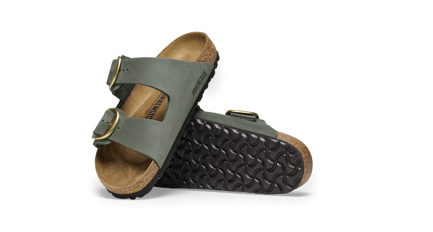 Birkenstock Arizona Big Buckle Nubuck Leather Thyme