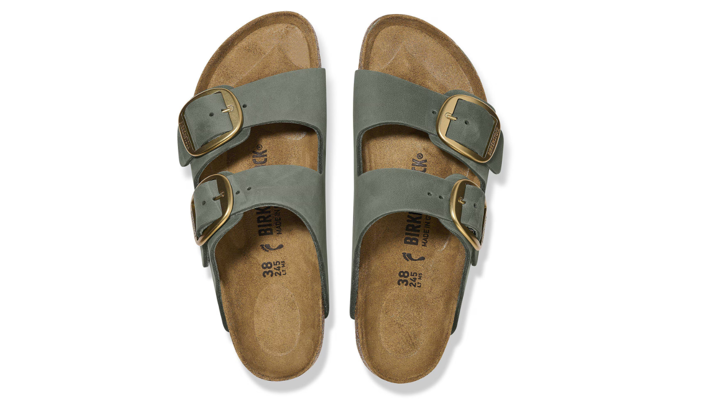 Birkenstock Arizona Big Buckle Nubuck Leather Thyme