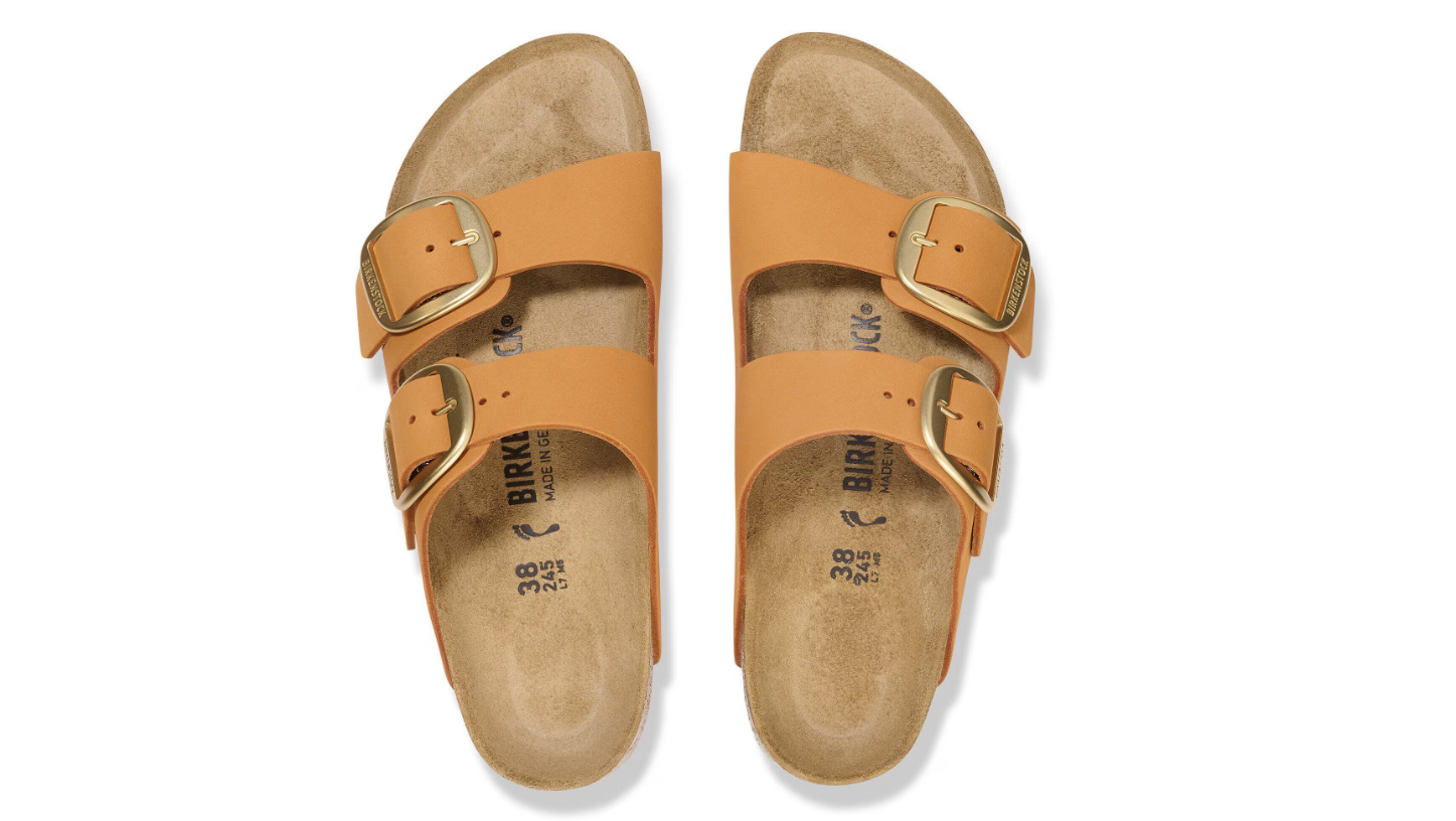 Birkenstock Arizona Big Buckle Nubuck Leather Burnt Orange