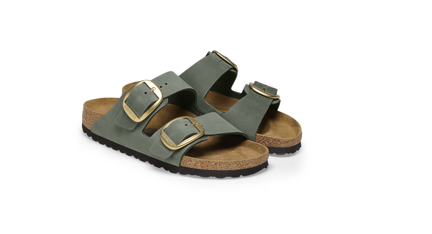 Birkenstock Arizona Big Buckle Nubuck Leather Thyme