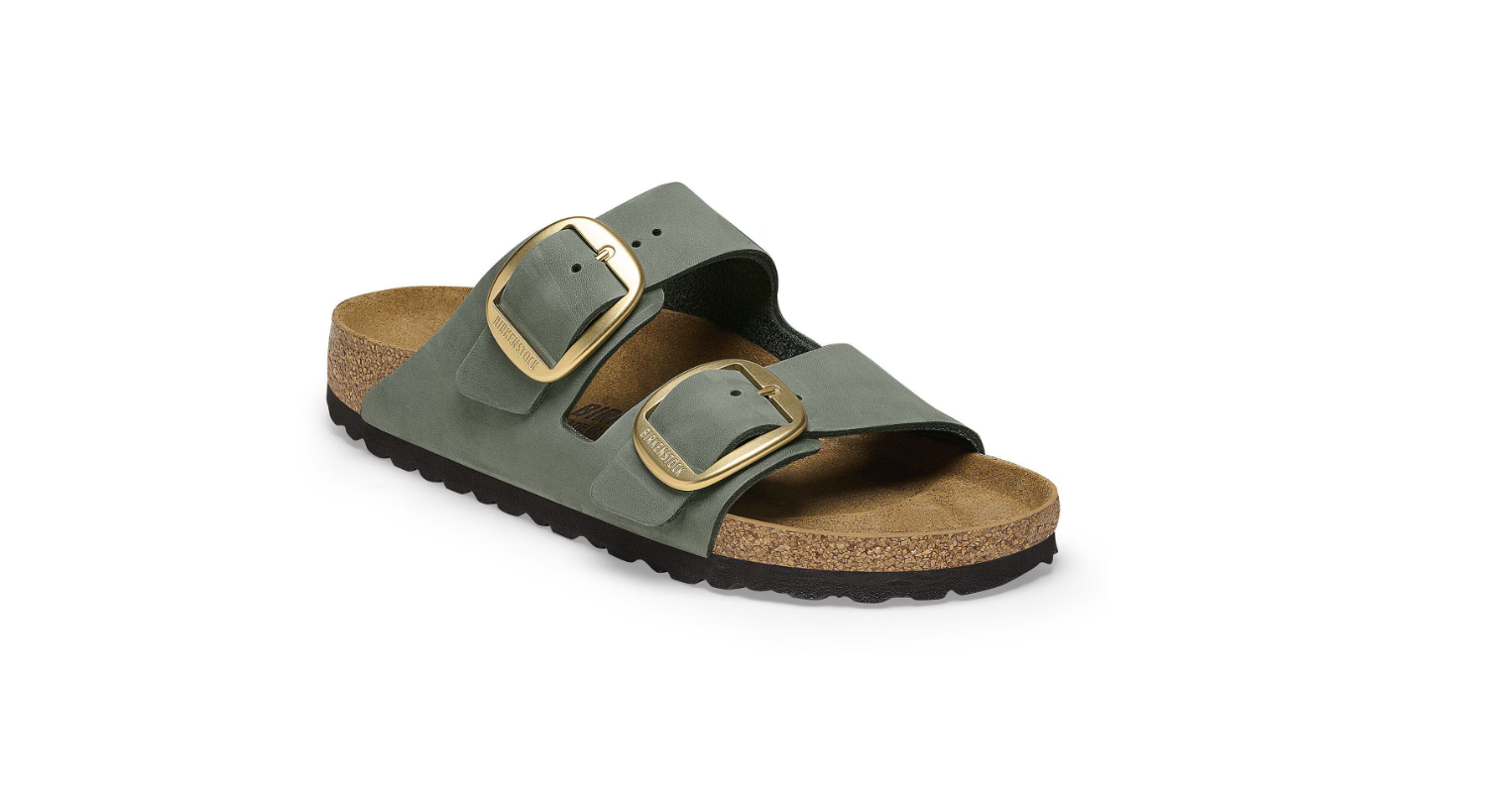 Birkenstock Arizona Big Buckle Nubuck Leather Thyme