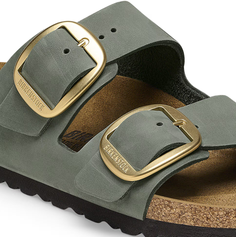 Birkenstock Arizona Big Buckle Nubuck Leather Thyme