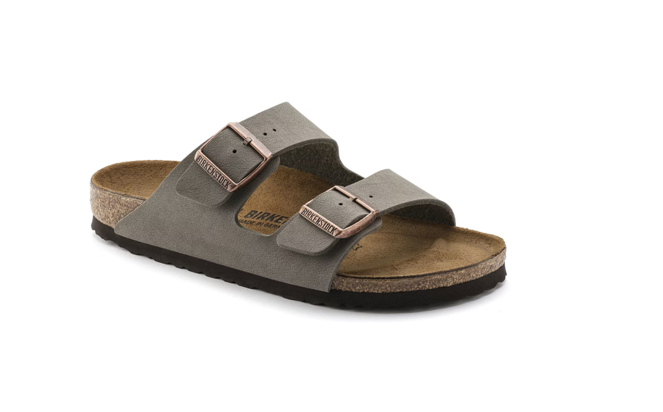 Birkenstock Arizona Birkibuc Stone Sandal