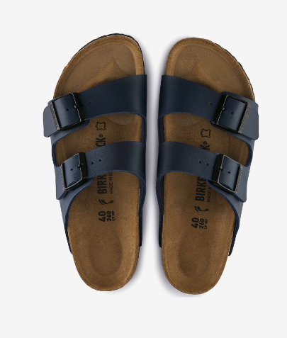 Birkenstock Arizona Birko-Flor Blue Sandals