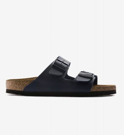 Birkenstock Arizona Birko-Flor Blue Narrow Sandals
