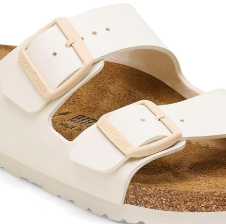 Birkenstock Arizona Birko-Flor Eggshell