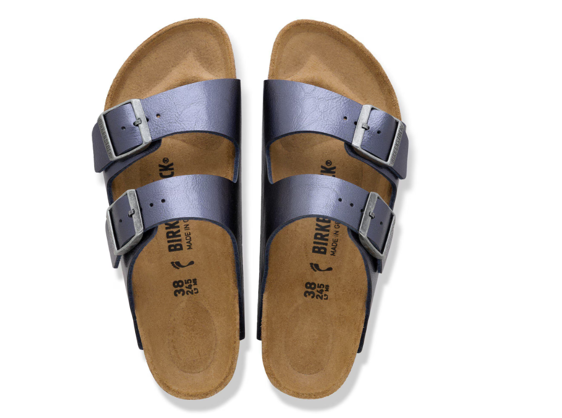 Birkenstock Arizona Birko-Flor Graceful Midnight Blue Sandals