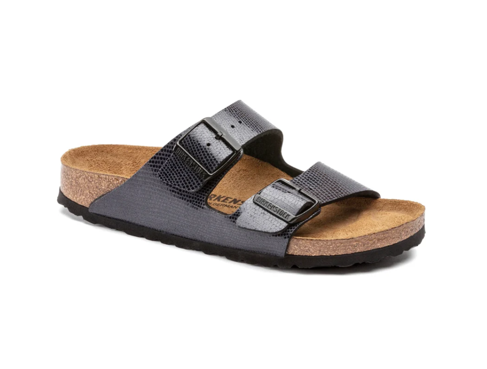 Birkenstock Arizona Birko-Flor Magical Metallic Midnight Sandals
