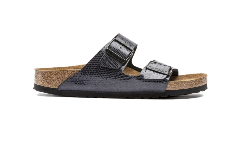 Birkenstock Arizona Birko-Flor Magical Metallic Midnight Sandals