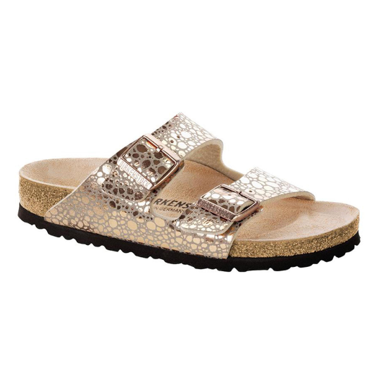 Birkenstock Arizona Birko-Flor Metallic Stones Copper Sandals