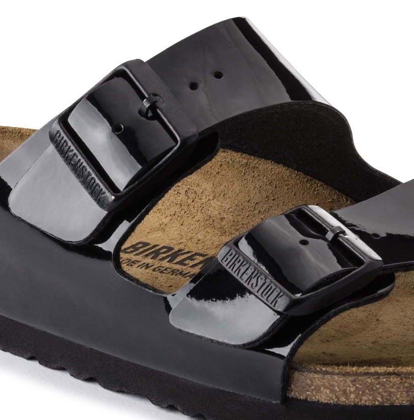 Birkenstock Arizona Birko-Flor Patent Black Patent Sandals
