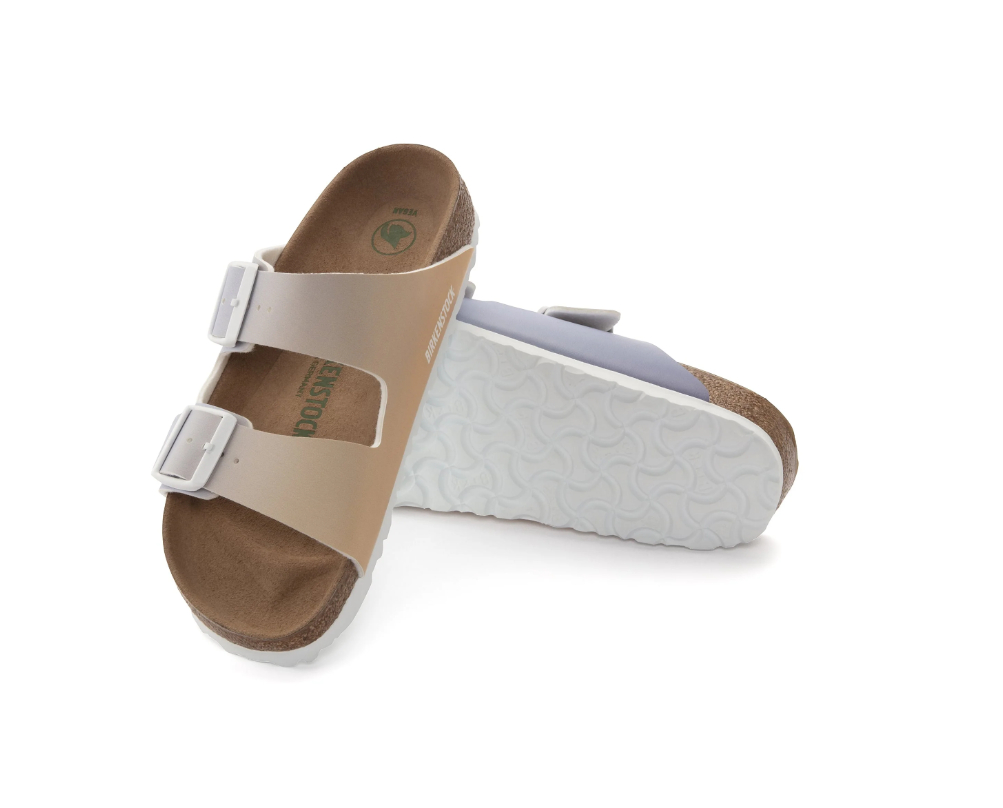 Birkenstock Arizona Birko-Flor Purple Fog Multi Vegan Sandals