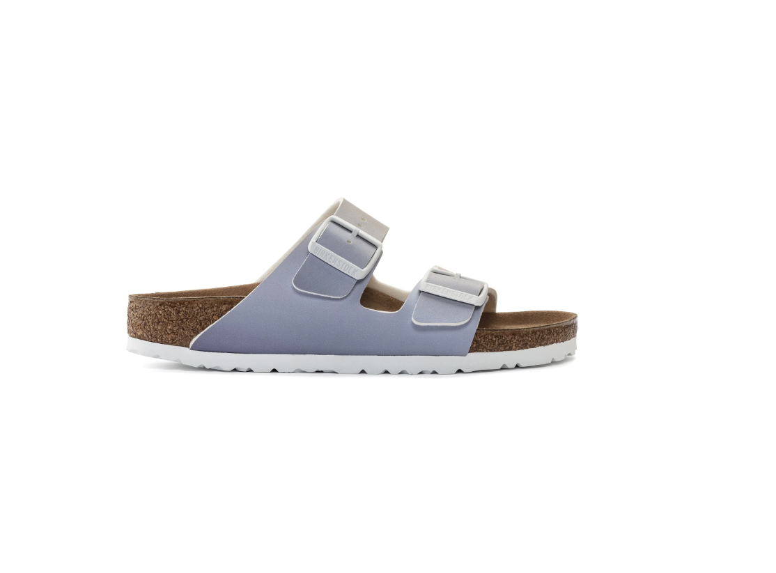 Birkenstock Arizona Birko-Flor Purple Fog Multi Vegan Sandals