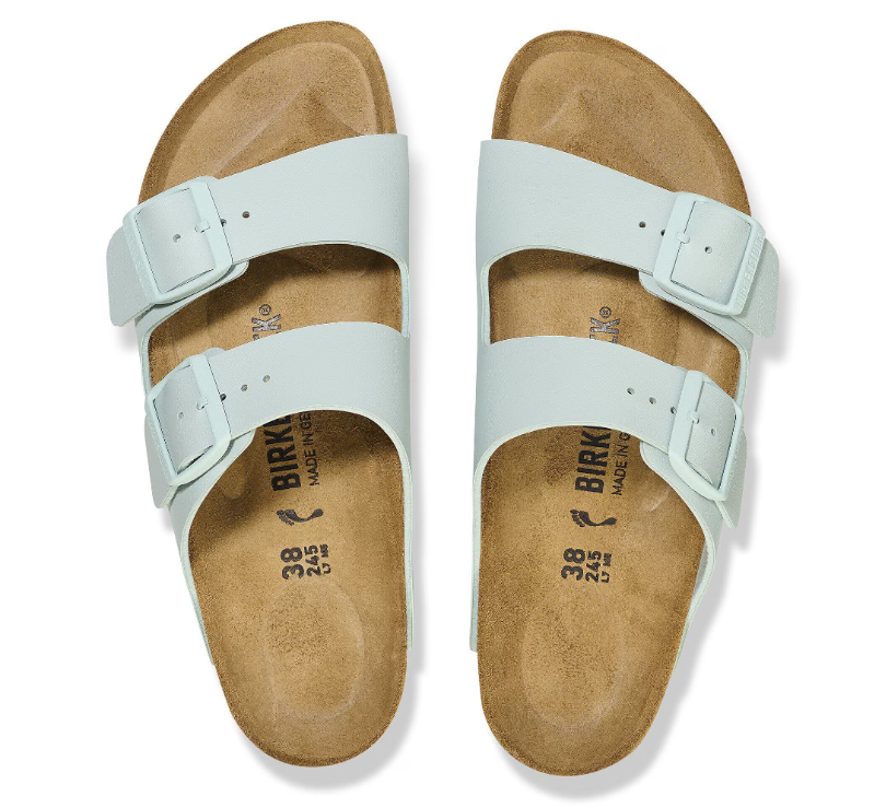 Birkenstock Arizona Birko-Flor Surf Green Sandals