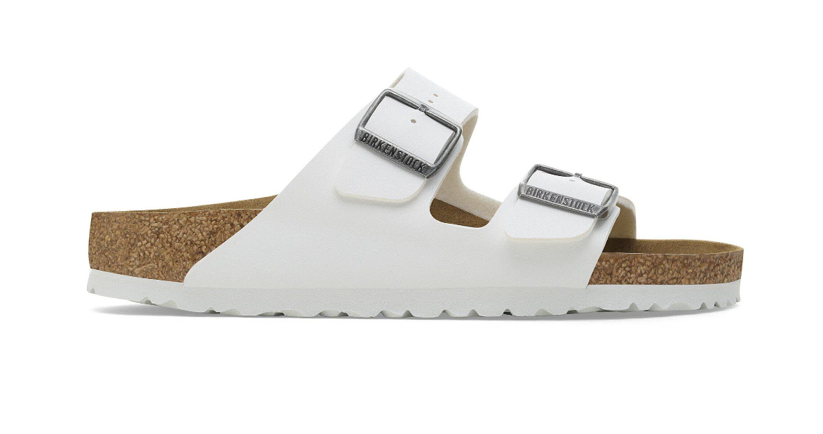 Birkenstock Arizona Birko-Flor White Sandals