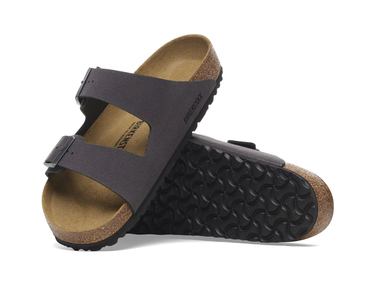 Birkenstock Arizona Birko-Flor Nubuck Birkibuc Velvet Gray