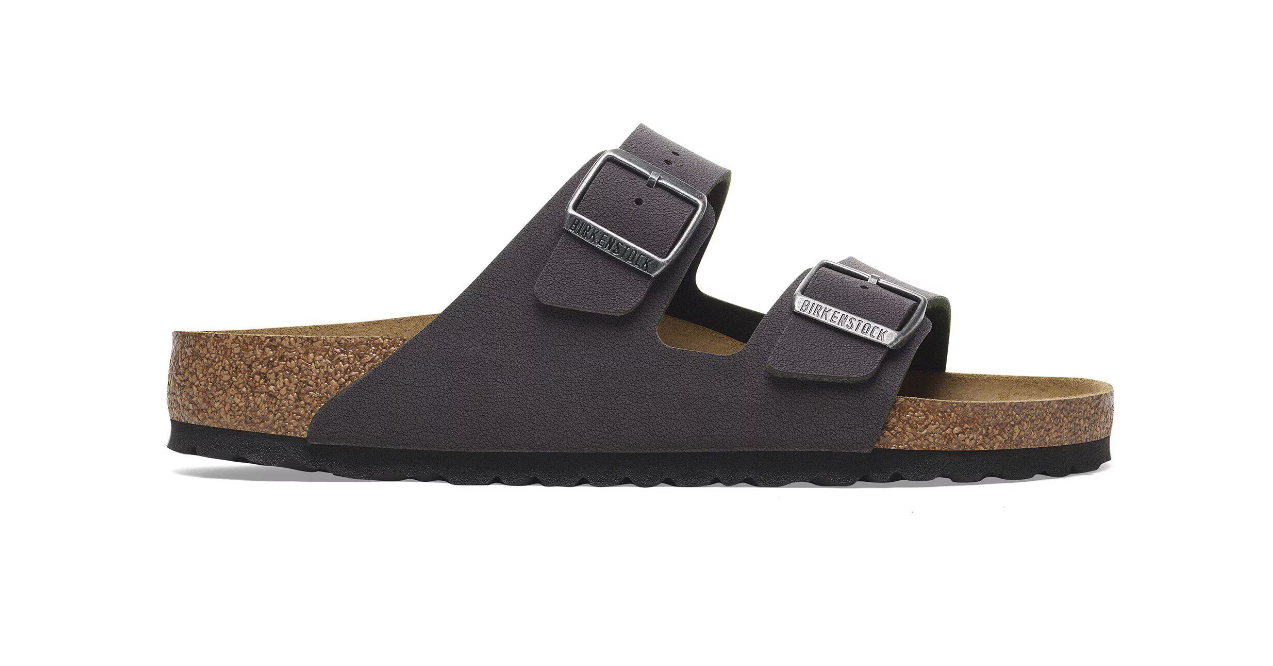 Birkenstock Arizona Birko-Flor Nubuck Birkibuc Velvet Gray