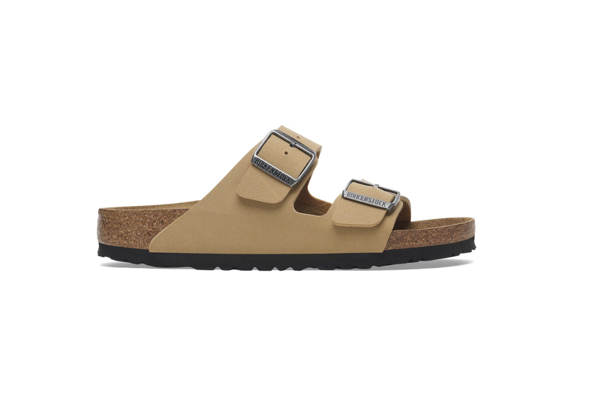 Birkenstock Arizona Birko-Flor Nubuck Birkibuc Latte Cream