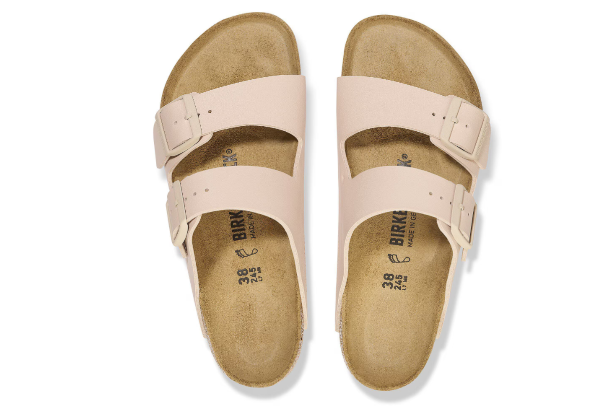 Birkenstock Arizona Birko-Flor New Beige Sandals
