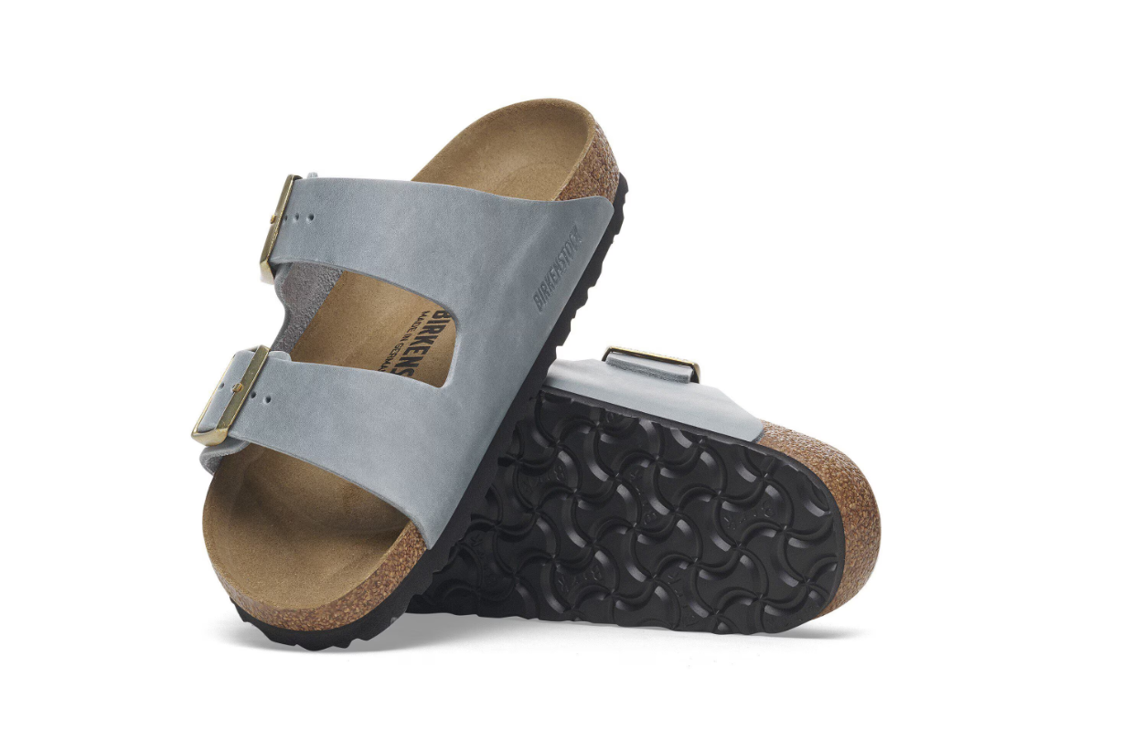 Birkenstock Arizona Oiled Leather Basalt Gray Sandals